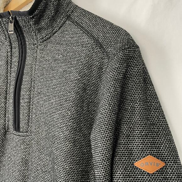 Orvis Womens 1/4 Zip Fleece Lined Pullover Cozy Warm Jacket Outdoors Size Small - Picture 5 of 10